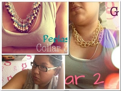DIY Collares.Necklaces FACIL #MasAccesorios #1