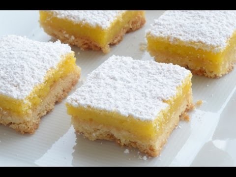 Lemon bars - cortadillos de limón