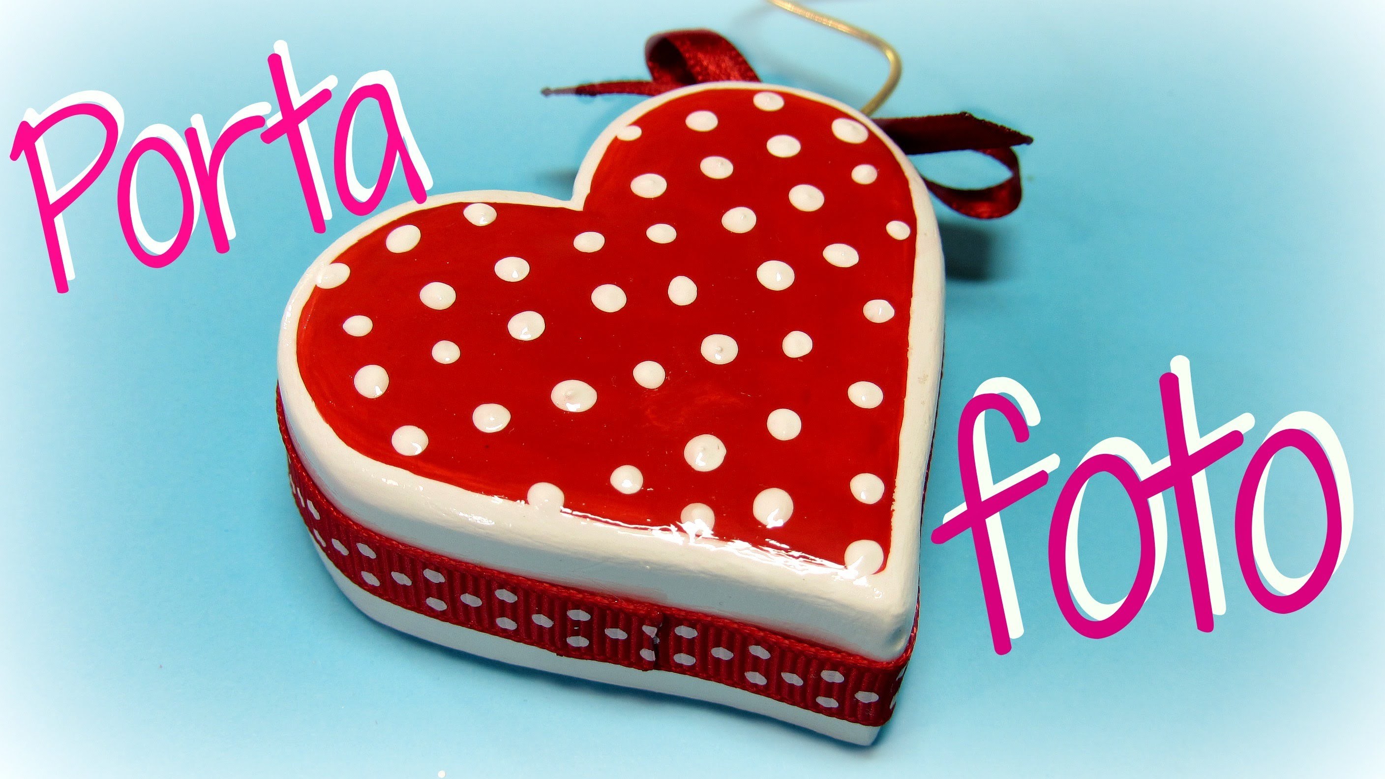 Manualidades San Valentin: Cómo hacer un porta foto corazón. Heart photo holder.