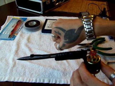 Maquina de tatuar casera