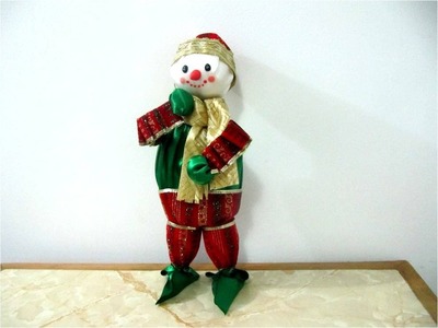 Muñeco  de nieve Frosty  en cintas - frosty Christmas in bows