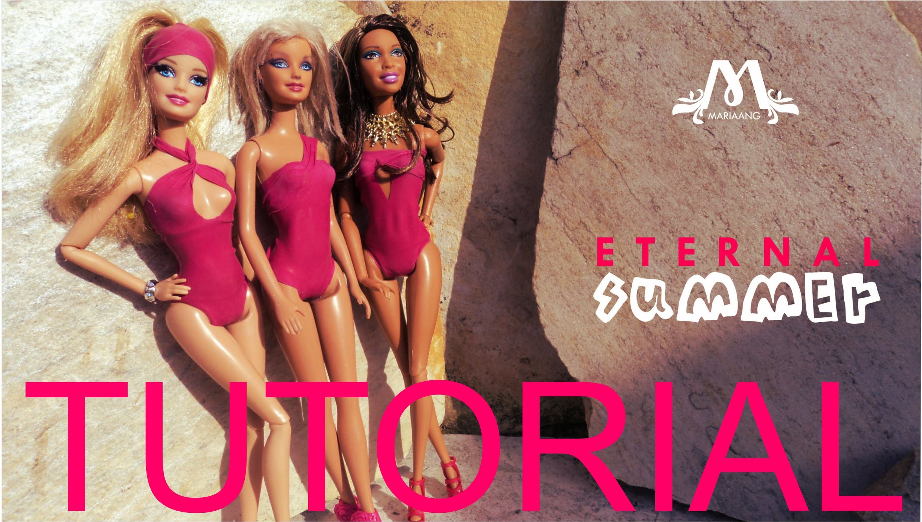 3. Tutorial Colección Eternal Summer (Hacer traje de baño. Swimwear para Barbie)