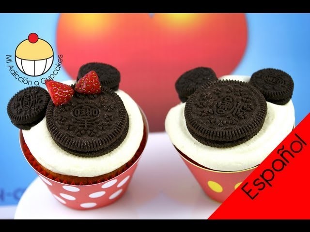 ¡Cómo Hacer Cupcakes de Mickey y Minnie Mouse! Un Tutorial Práctico de Cupcake Addiction