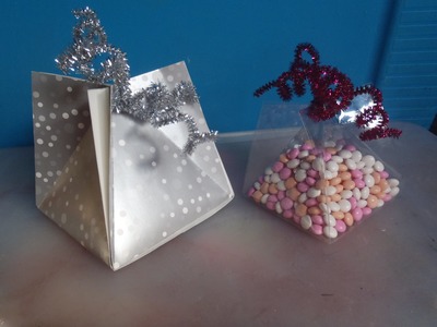 Caja triangular facil para pequeños regalos