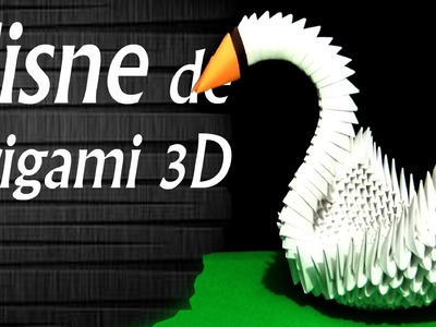Cisne de origami 3D