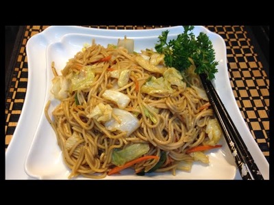 Comida China  Chow Mein Deliciosa Receta