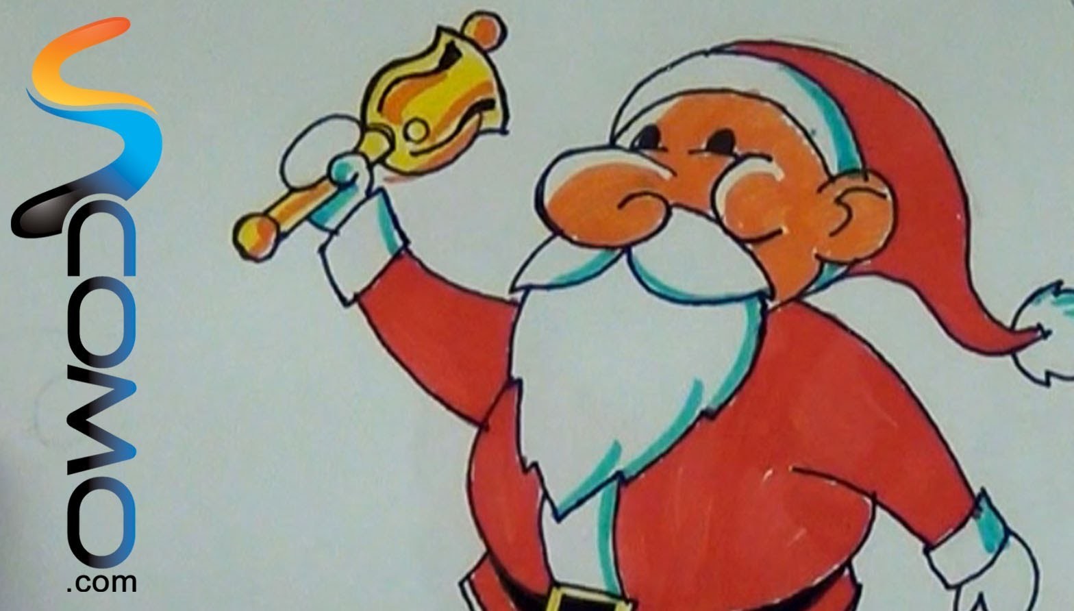Cómo dibujar un Santa Claus sencillo y rápido