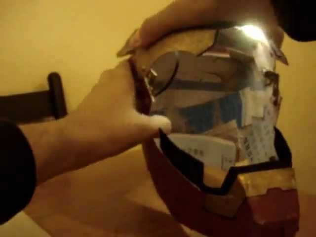 Como hacer el casco de iron man fácil y barato - Tutorial en Español