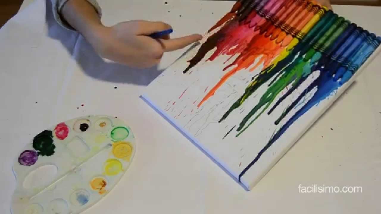 Cómo hacer un cuadro de ceras de colores | facilisimo.com