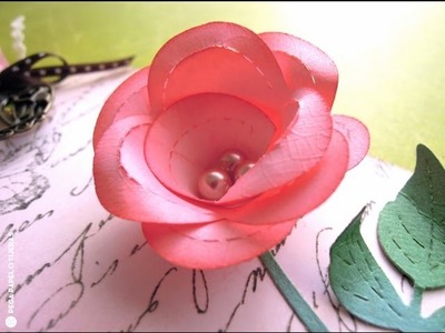 Cómo hacer una rosa de papel. TUTORIAL