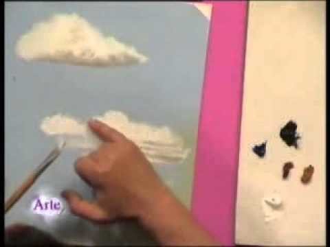 Cómo pintar nubes