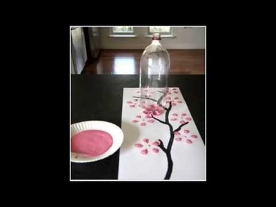 Como pintar un arbol de cerezo - How to paint a cherry tree - tutorial