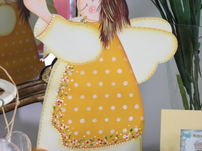 Comunión - Pintar sobre madera - Decoupage - Claudia Kunze