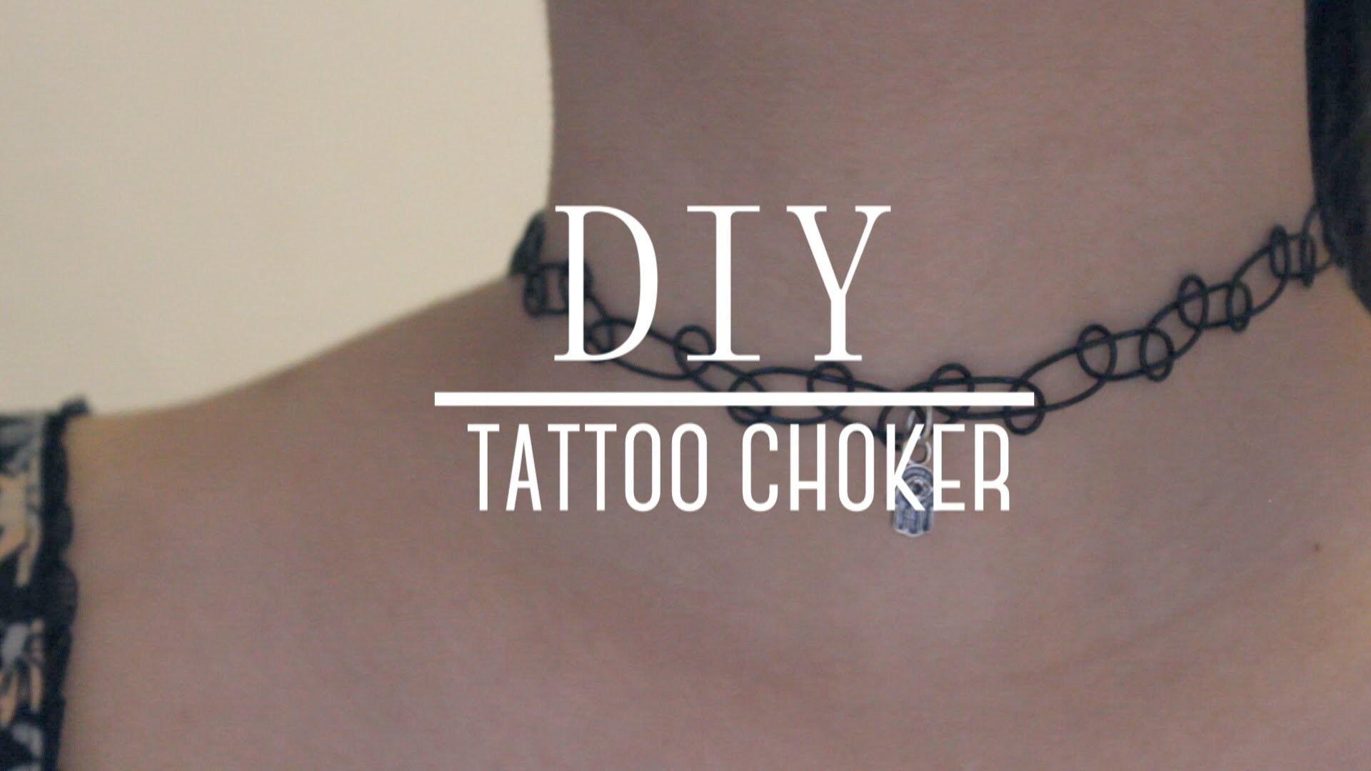 DIY | 90's Tattoo Choker