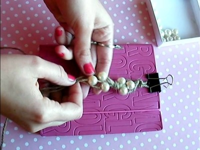 DIY: Pulsera de soga con perlas