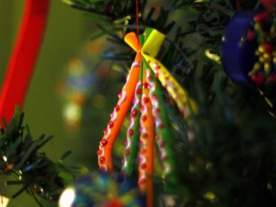 Manualidades de reciclaje: como hacer adornos navideños y decorativos con pajitas o canutillos