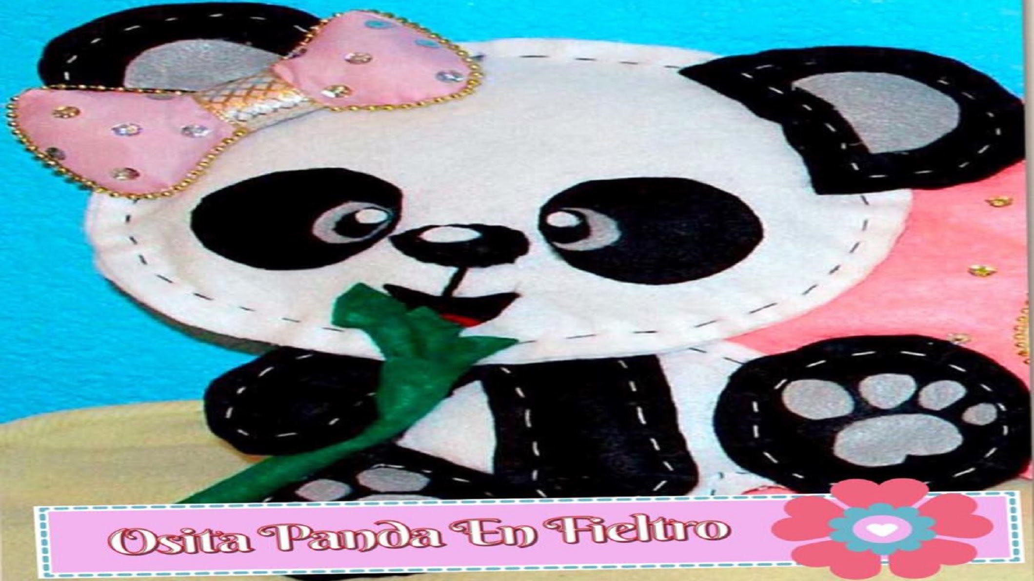 Osita Panda En Fieltro