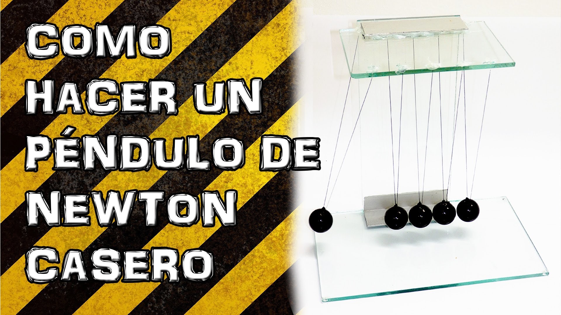 Pendulo de Newton Casero (Experimentar En Casa) - Bolas de Newton