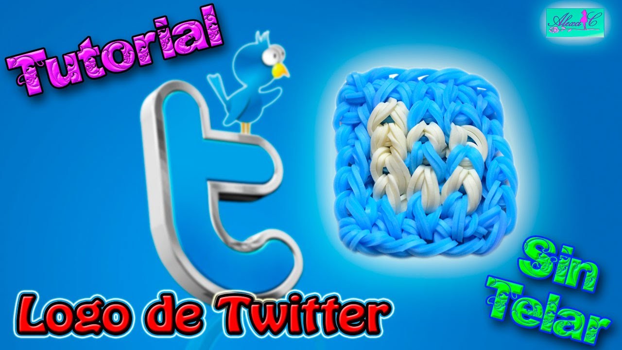 ♥ Tutorial: Logo de Twitter de gomitas (sin telar) ♥