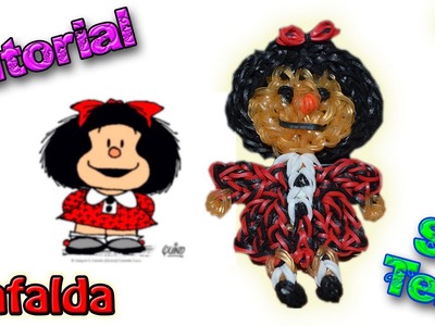 ♥ Tutorial: Mafalda de gomitas (sin telar) ♥
