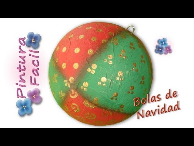 Adornos de Navidad 2014 Esferas Navideñas *Painting Christmas Balls* Bolas de Navidad Pintura Facil
