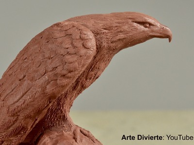 Cómo esculpir y moldear un águila en plastilina - Arte Divierte.