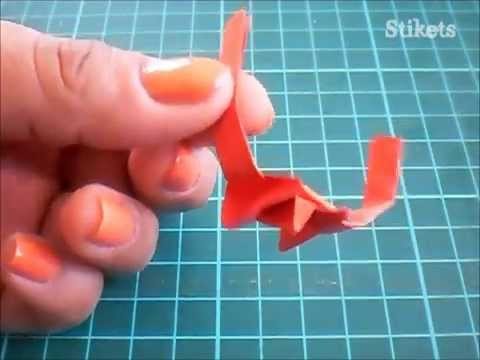 Cómo hacer anillos de papel paso a paso