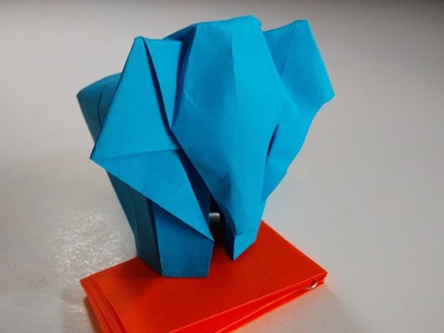 Como hacer un elefante de papel (origami)