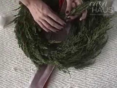 Cómo hacer una Corona de Navidad con ramas naturales