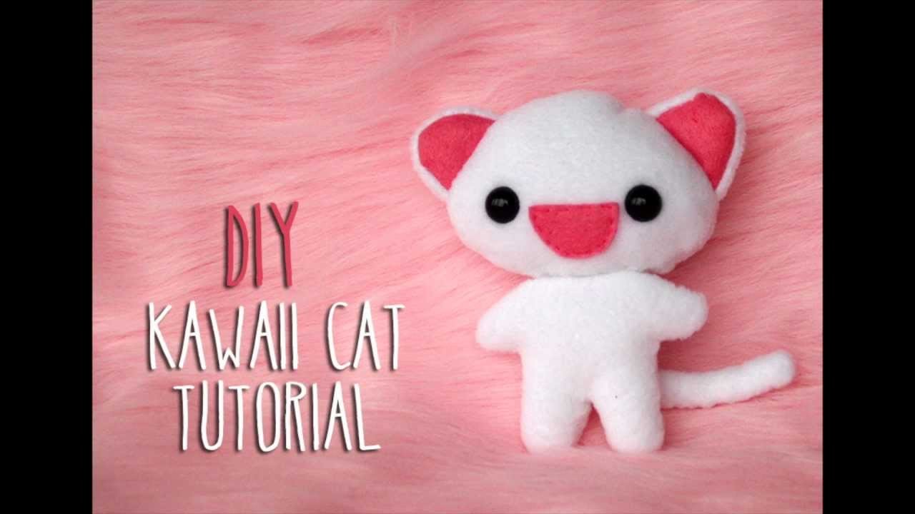 How to make a cute cat plushie! Cómo hacer un peluche de gato!