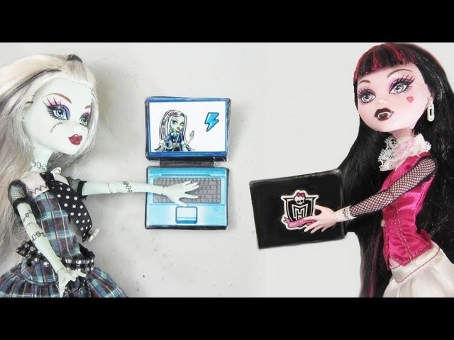 Manualidades para muñecas: Haz  un laptop o computadora para tus muñecas