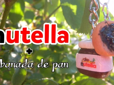 Nutella + Rebanada de Pan (Tutorial.Arcilla Polimerica)