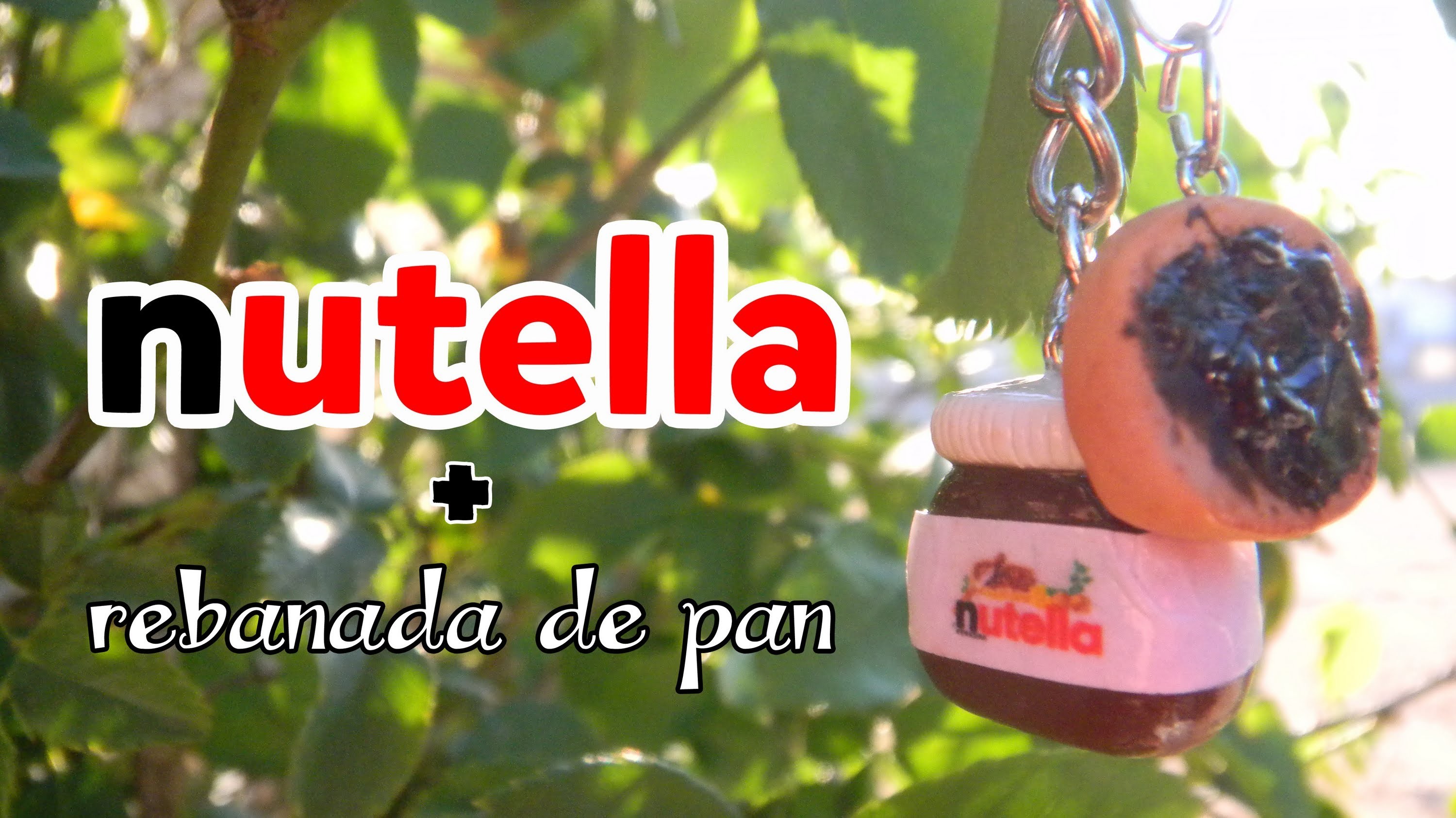 Nutella + Rebanada de Pan (Tutorial.Arcilla Polimerica)