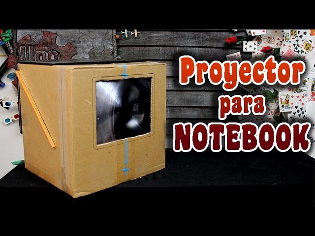 Proyector casero para notebook