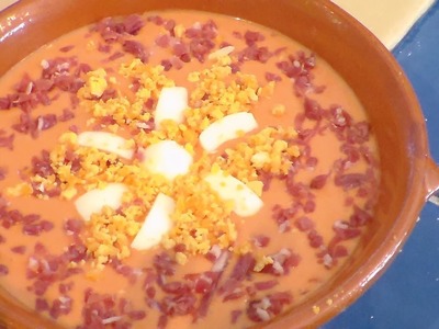 Salmorejo cordobés - cocinando con Piluca