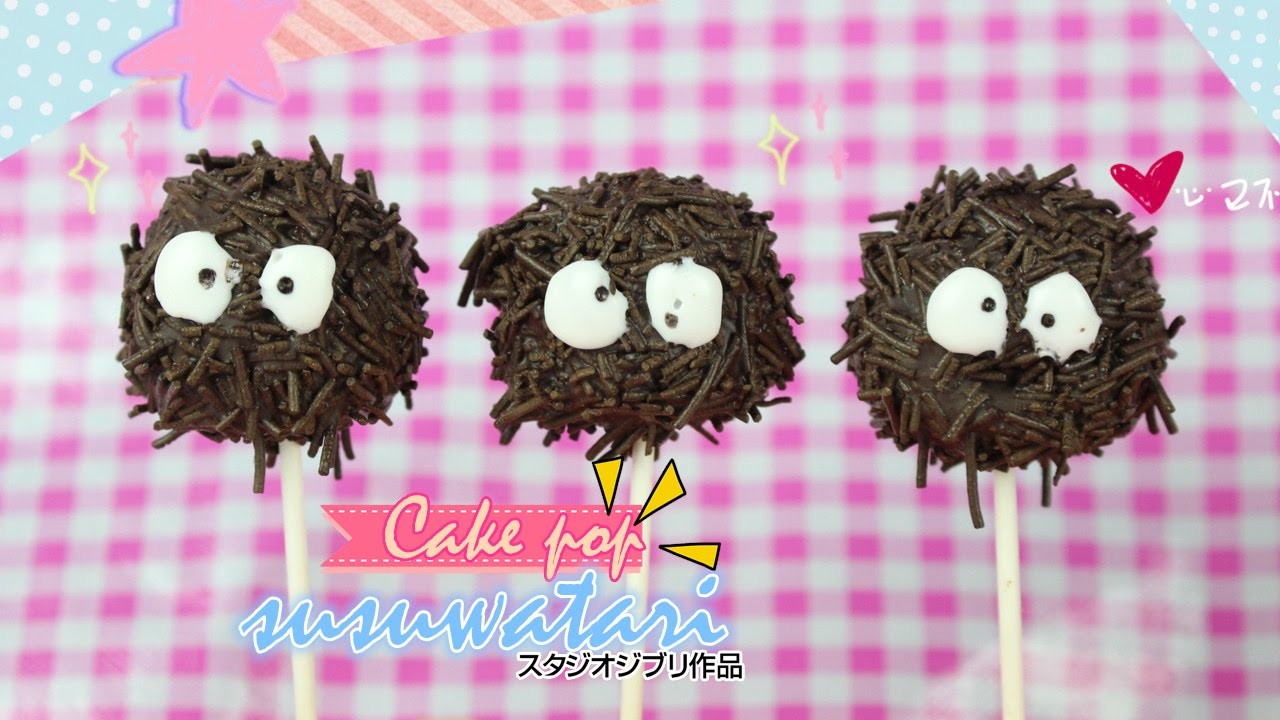 Susuwatari Cake Pops | Studio Ghibli