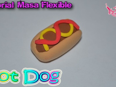 ♥ Tutorial: Hot Dog de Masa Flexible ♥