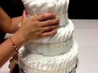 Como hacer un pastel de pañales