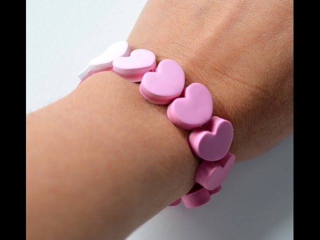 Pulsera corazones degradados - Gradient heart bracelet