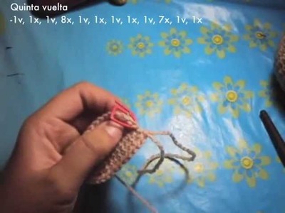 Tejiendo Hocico de Chango Amigurumi