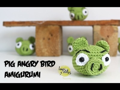 Tutorial Cerdo Angry Birds Amigurumi Pig (English subtitles)