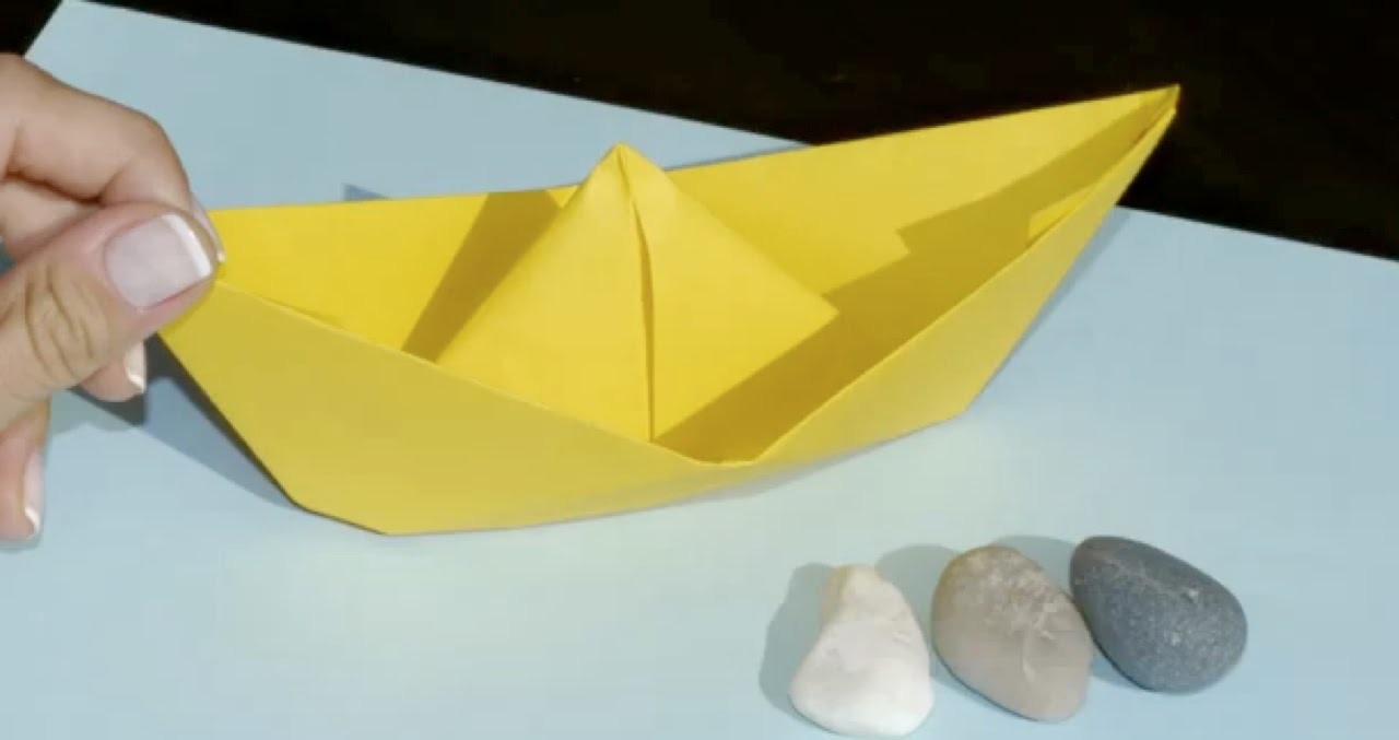 Cómo hacer un barco de papel - Manualidades para niños