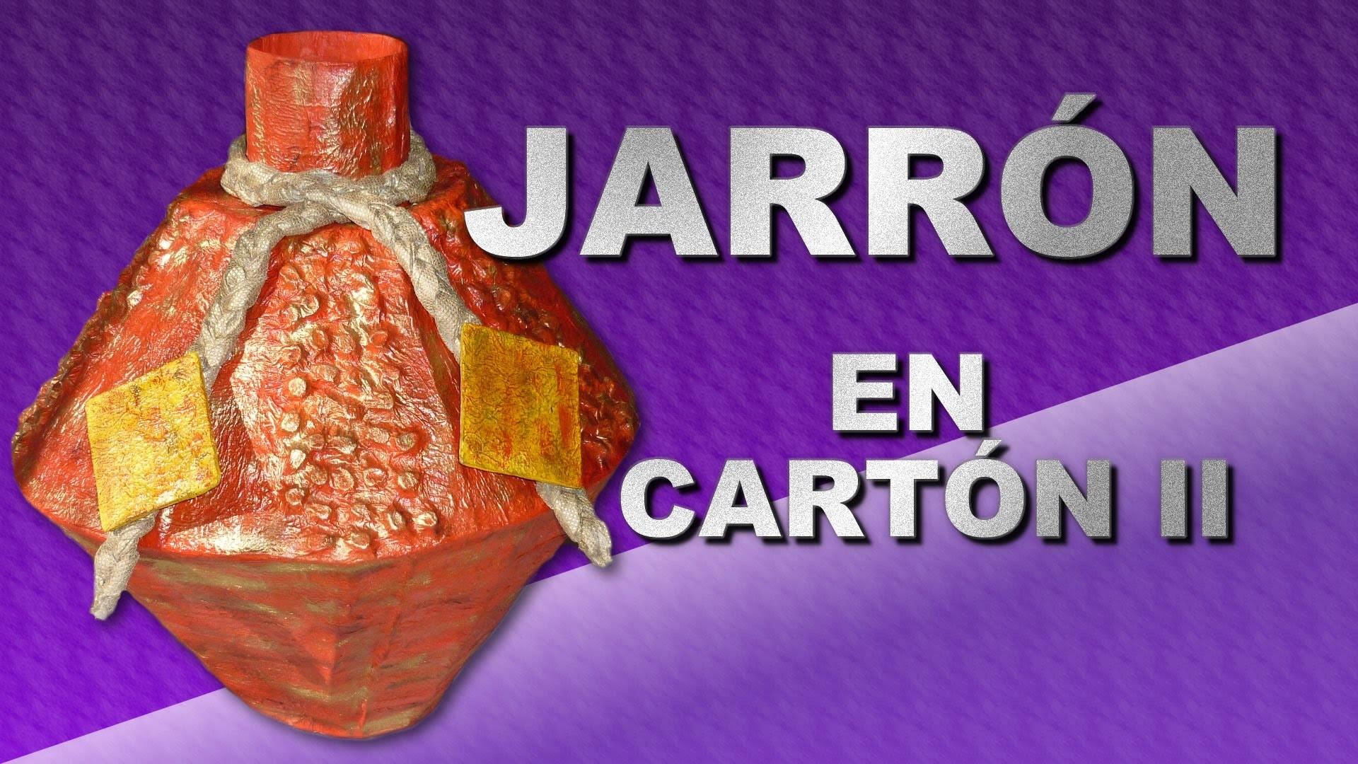 JARRÓN EN CARTÓN II