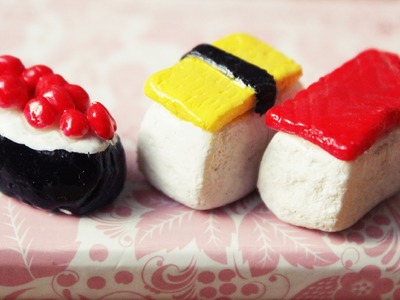 Sushi en miniatura (Porcelana Fría) - Miniature Sushi