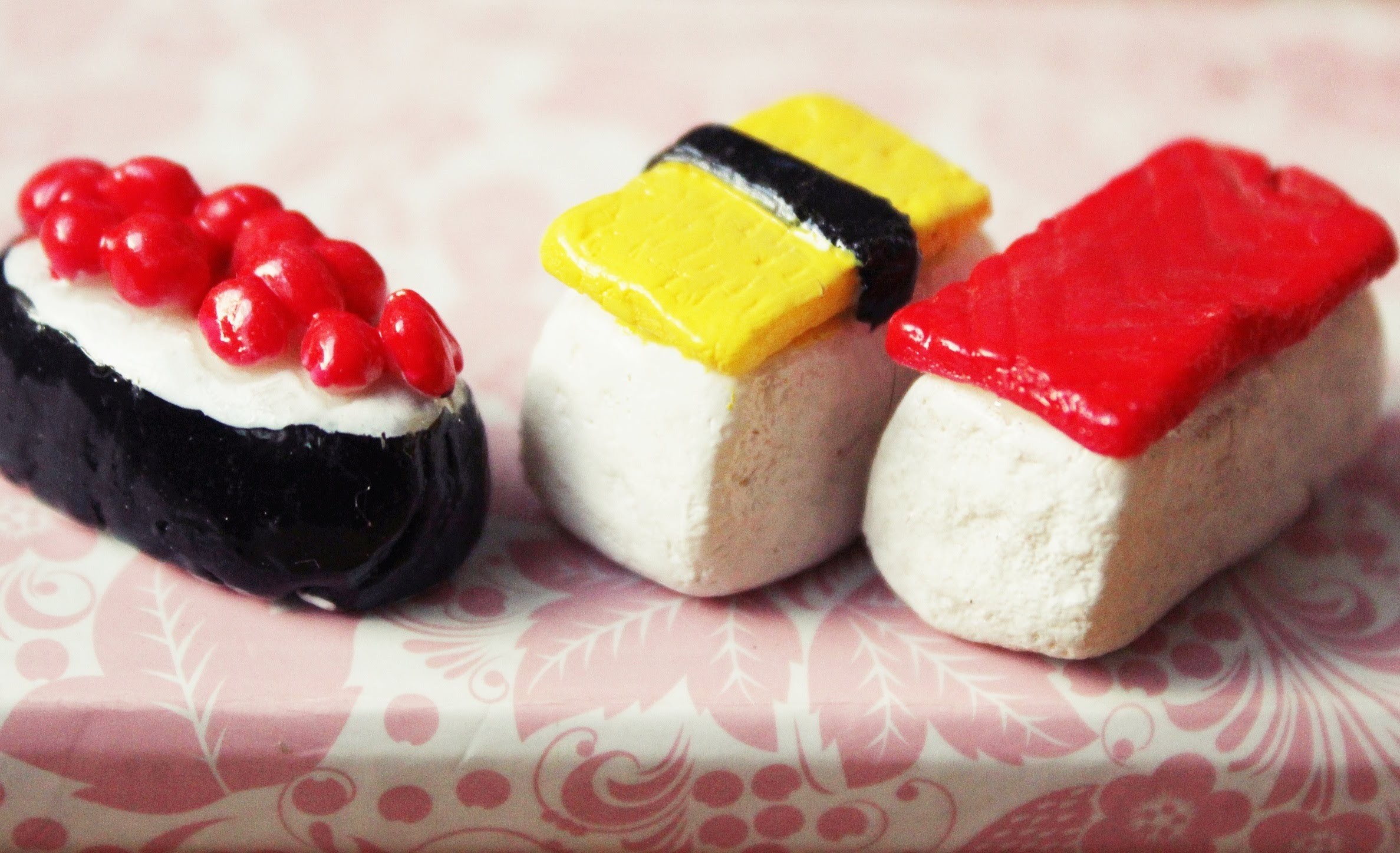 Sushi en miniatura (Porcelana Fría) - Miniature Sushi