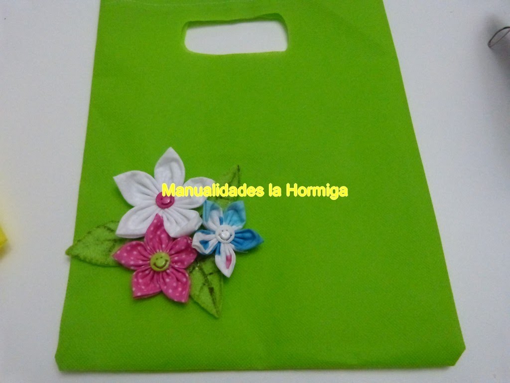 Tutorial bolsas ecologias material Kambrel  para empacar regalos, accesorios No. 349 HormigaManual