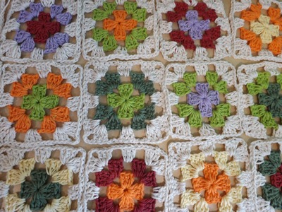 Como Crochet Granny Squares