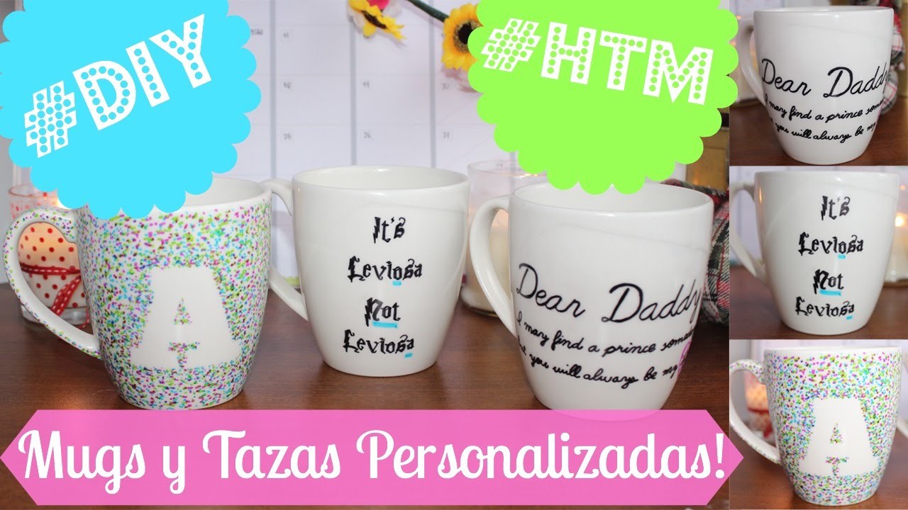 #HTM #DIY Mugs.Tazas.Pocillos PERSONALIZADOS!