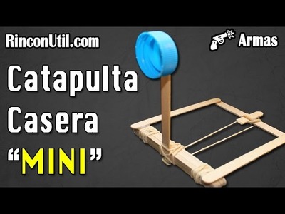 Mini catapulta casera | Armas caseras