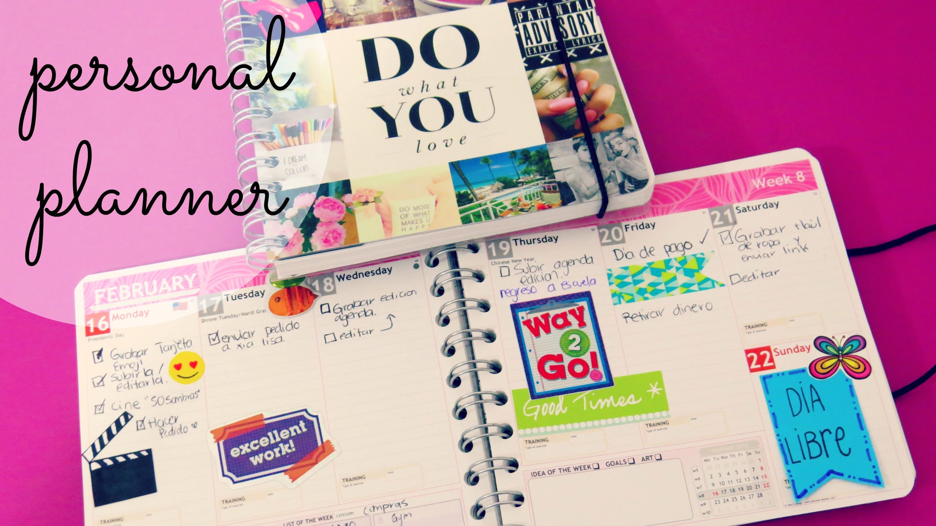 Personal planner (agenda)♥.haul,reseña,sorteo - marianalugowest